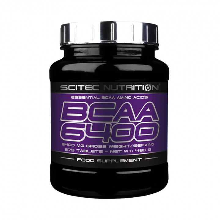 Scitec Nutrition BCAA 6400, 375 tabs i gruppen Kosttilskud & Fødevarer / Aminosyrer / BCAA hos Tillskottsbolaget (SCITEC0080)