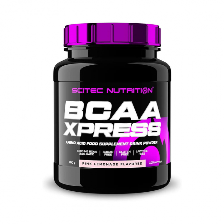Scitec Nutrition BCAA Xpress, 700g (Pink Lemonade) i gruppen Kosttilskud & Fødevarer / Aminosyrer / BCAA hos Tillskottsbolaget (SCITEC7546TCI)