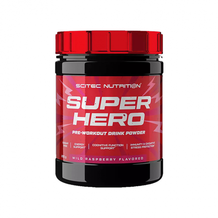 Scitec Nutrition SUPERHERO Pre-Workout, 285 g i gruppen Kosttilskud & Fødevarer / Præstationsforbedringer / Pre-Workout / PWO hos Tillskottsbolaget (SCITEC75843)