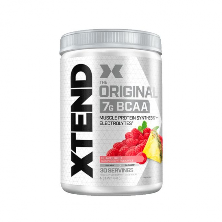 Scivation Xtend BCAA, 30 serveringar (Raspberry Pineapple) i gruppen Kosttilskud & Fødevarer / Aminosyrer / BCAA hos Tillskottsbolaget (SCIVATON00-4)