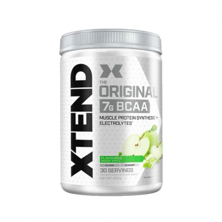 Scivation Xtend BCAA, 30 serveringar (Green Apple) i gruppen Kosttilskud & Fødevarer / Aminosyrer / BCAA hos Tillskottsbolaget (SCIVATON0010TCD)