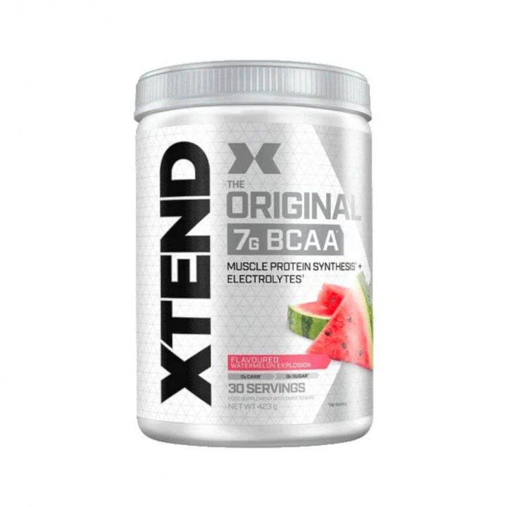 Scivation Xtend BCAA, 30 serveringar (Watermelon Explosion) i gruppen Kosttilskud & Fødevarer / Aminosyrer / BCAA hos Tillskottsbolaget (SCIVATON0010TCK)