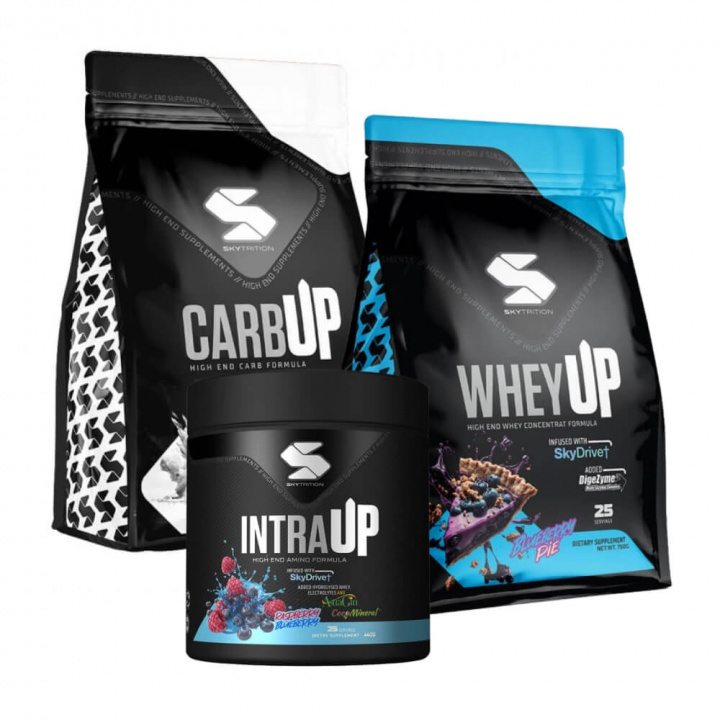 Skytrition Intra & Post Stack i gruppen Kosttilskud & Fødevarer / Kulhydrater / Highly Branched Cyclic Dextrin hos Tillskottsbolaget (SKYTRITION9337)