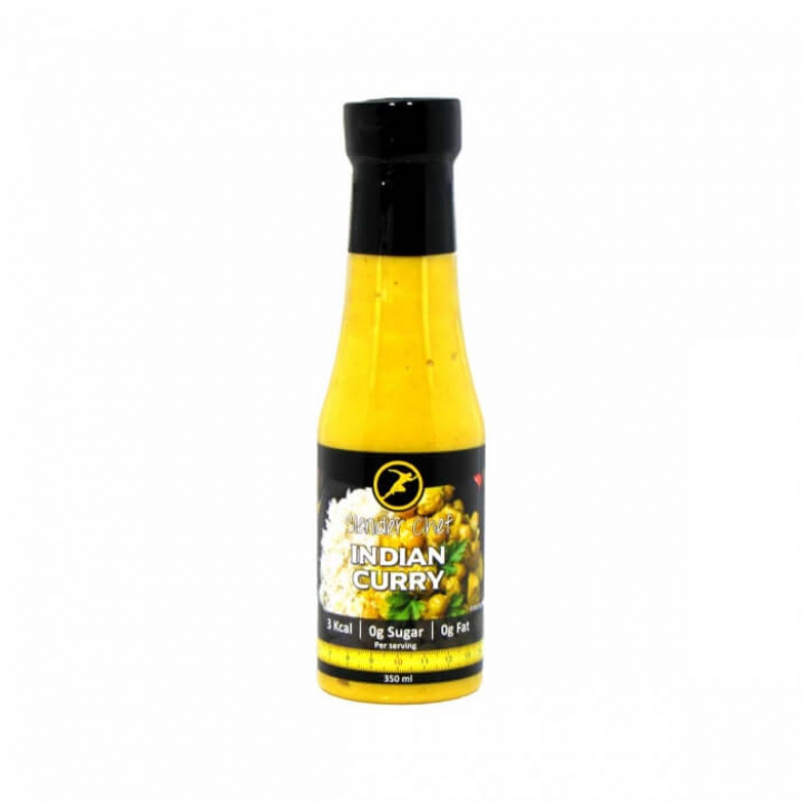 Slender Chef Dressing, 350 ml (Indian Curry) i gruppen Kosttilskud & Fødevarer / Fødevarer / Kalorifattige saucer og toppings hos Tillskottsbolaget (SLENDERCHEF001-1)