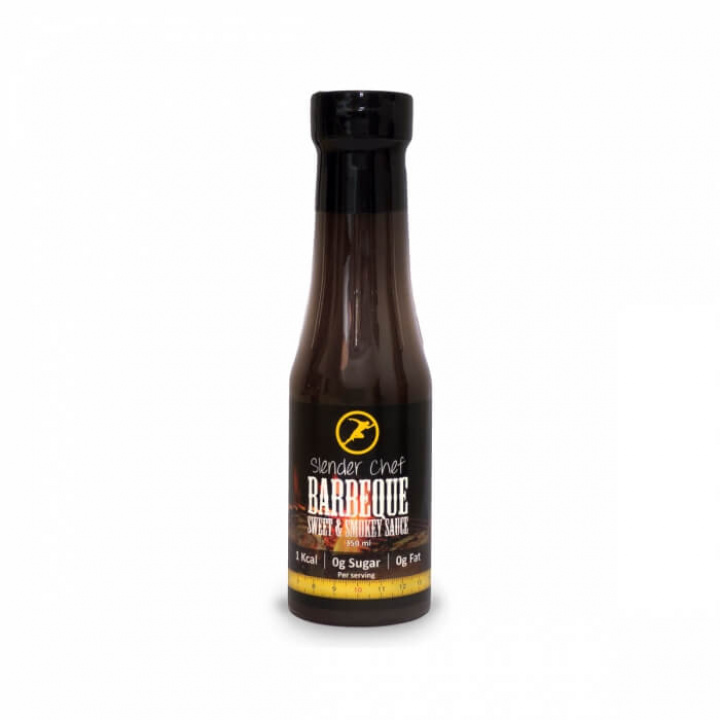 Slender Chef Dressing, 350 ml (BBQ Sweet & Smokey Sauce) i gruppen Kosttilskud & Fødevarer / Fødevarer / Kalorifattige saucer og toppings hos Tillskottsbolaget (SLENDERCHEF001-3)