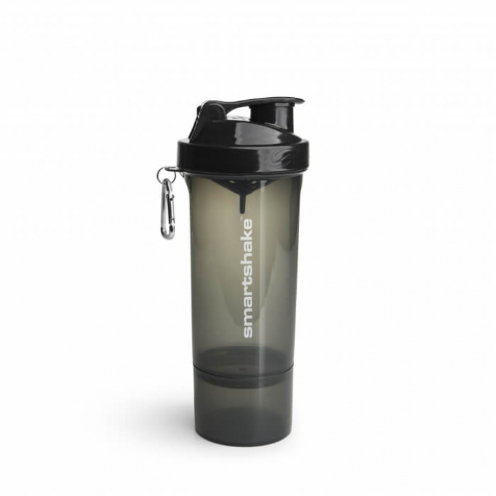 SmartShake Slim, 500 ml (Gunsmoke Black) i gruppen Træningstilbehør / Flasker & Shakers hos Tillskottsbolaget (SMARTSHAKE003-9)