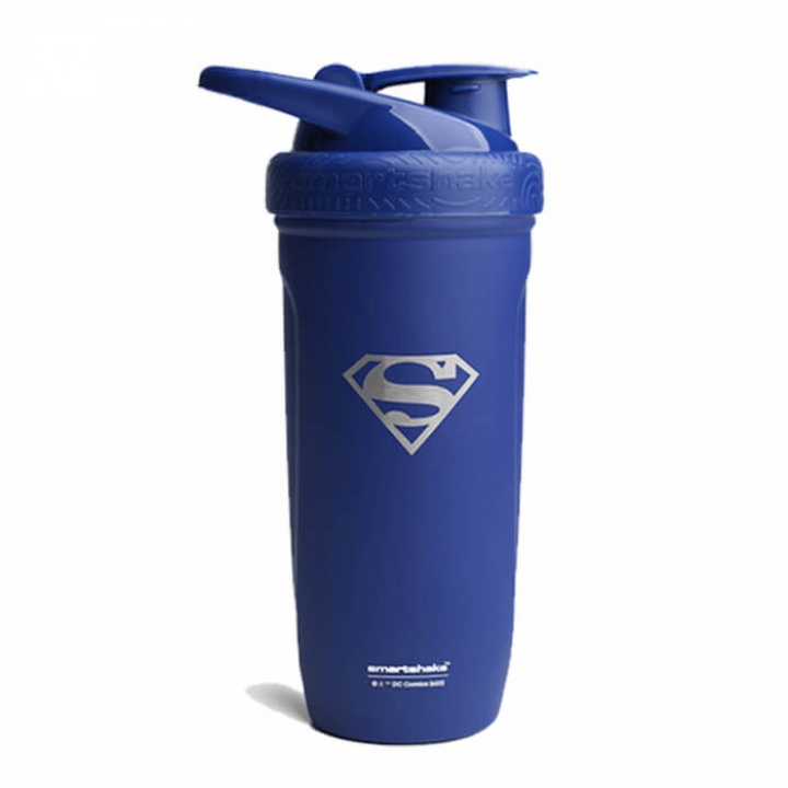 Smartshake DC Comics Reforce Stainless Steel, 900 ml (Superman) i gruppen Træningstilbehør / Flasker & Shakers hos Tillskottsbolaget (SMARTSHAKE75321-1)