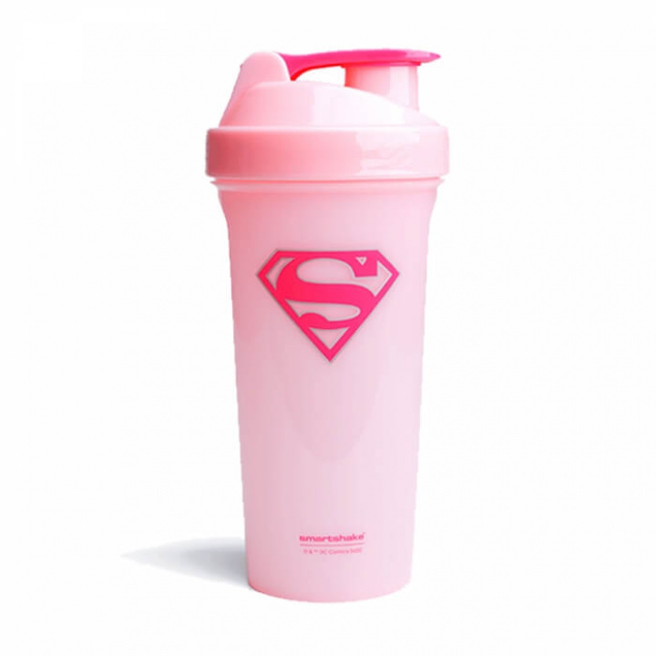 Smartshake DC Comics LITE, 800 ml (Supergirl) i gruppen Træningstilbehør / Flasker & Shakers hos Tillskottsbolaget (SMARTSHAKE7904-3)