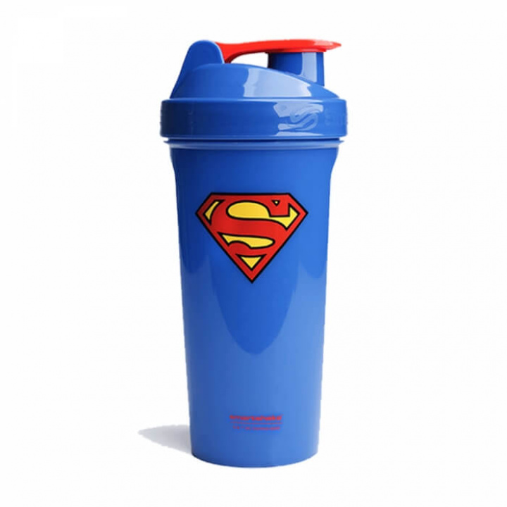 Smartshake DC Comics LITE, 800 ml (Superman) i gruppen Træningstilbehør / Flasker & Shakers hos Tillskottsbolaget (SMARTSHAKE7904-4)