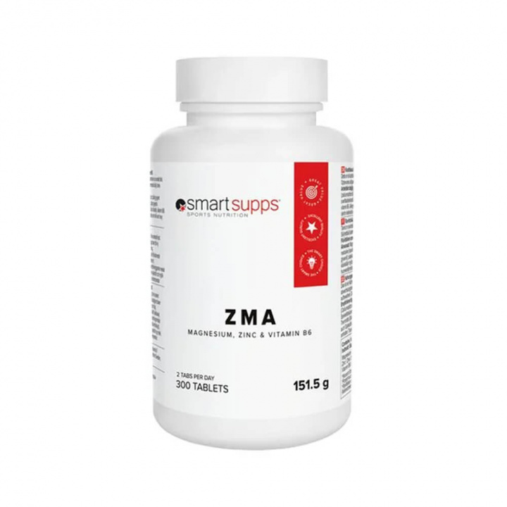SmartSupps ZMA, 300 tabs i gruppen Kosttilskud & Fødevarer / Mineraler / ZMA hos Tillskottsbolaget (SMARTSUPPS63523)