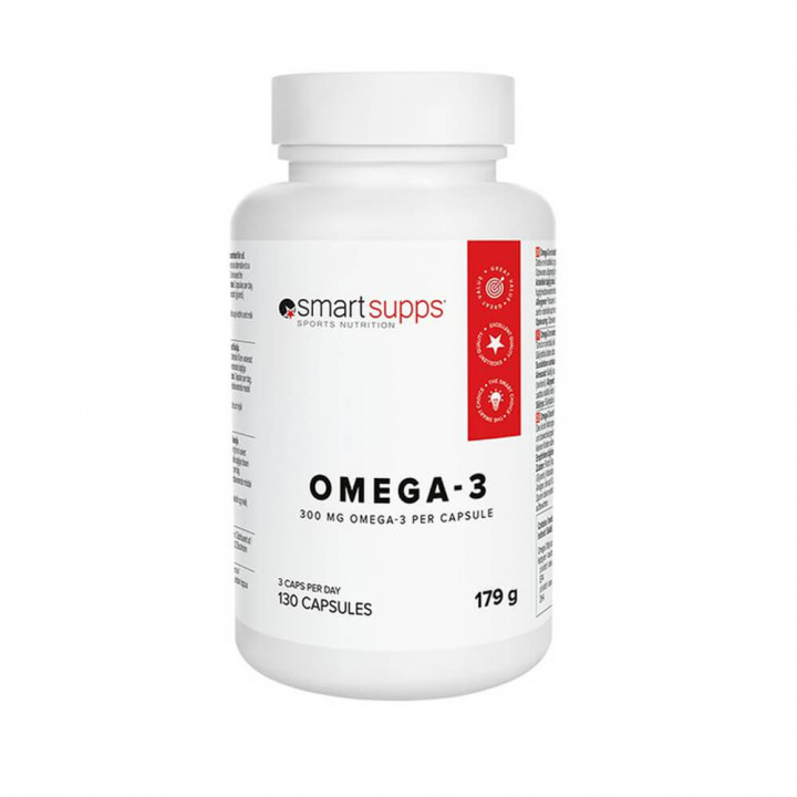 SmartSupps Omega-3, 130 caps i gruppen Kosttilskud & Fødevarer / Omega-3 & Fedtsyrer / Omega-3 hos Tillskottsbolaget (SMARTSUPPS6573)