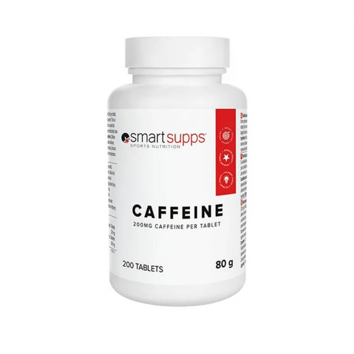 SmartSupps Caffeine, 200 tabs i gruppen Kosttilskud & Fødevarer / Præstationsforbedringer / Koffein hos Tillskottsbolaget (SMARTSUPPS6574)