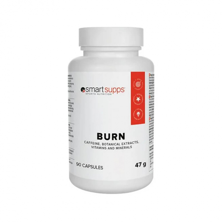 SmartSupps Burn, 90 caps i gruppen Kosttilskud & Fødevarer / Vægttab / Fedtforbrænder hos Tillskottsbolaget (SMARTSUPPS8089376)