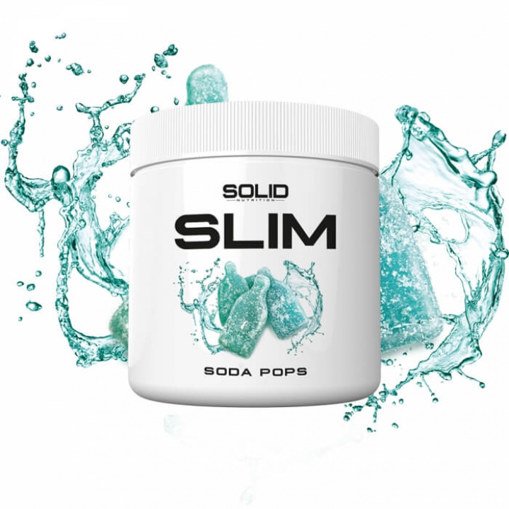 SOLID Nutrition SLIM, 240 g (Soda Pops) i gruppen Kosttilskud & Fødevarer / Vægttab / Fedtforbrænder hos Tillskottsbolaget (SOLID123-2)