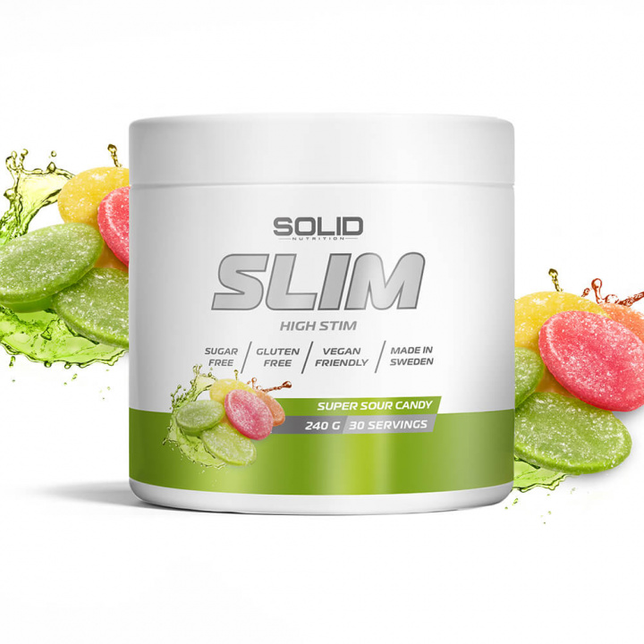 SOLID Nutrition SLIM, 240 g i gruppen Kosttilskud & Fødevarer / Vægttab / Fedtforbrænder hos Tillskottsbolaget (SOLID123)
