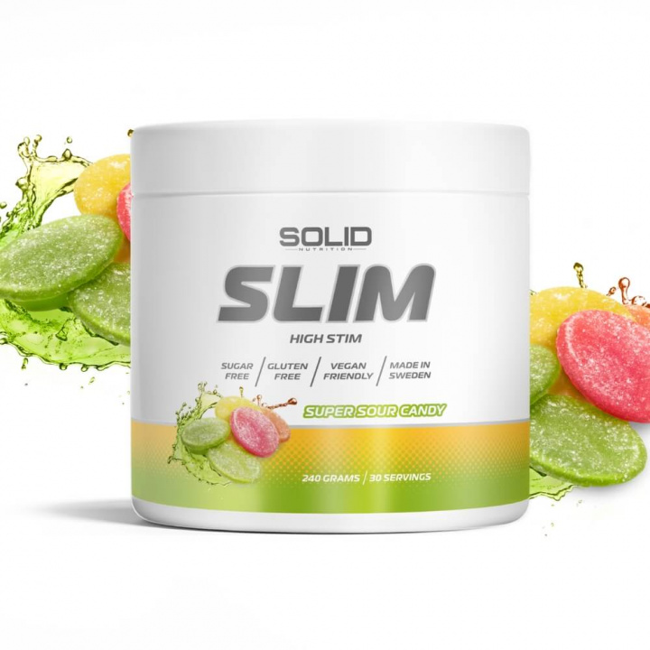 SOLID Nutrition SLIM, 240 g i gruppen Kosttilskud & Fødevarer / Vægttab / Fedtforbrænder hos Tillskottsbolaget (SOLID123)