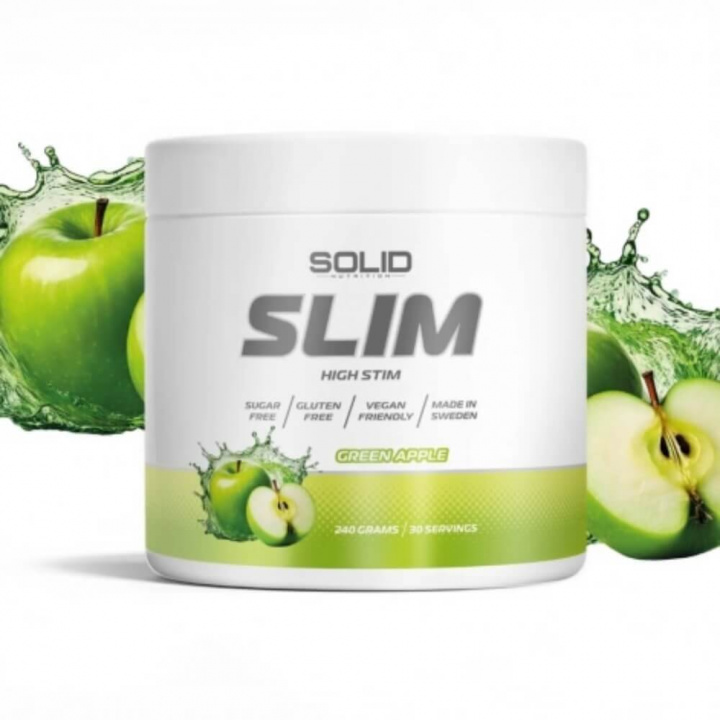 SOLID Nutrition SLIM, 240 g i gruppen Kosttilskud & Fødevarer / Vægttab / Fedtforbrænder hos Tillskottsbolaget (SOLID123)