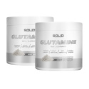 2 x SOLID Nutrition Glutamine, 300 g