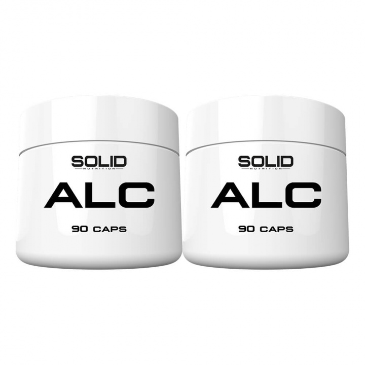 2 x SOLID Nutrition ALC, 90 caps i gruppen Kosttilskud & Fødevarer / Aminosyrer / Karnitin hos Tillskottsbolaget (SOLID4532)