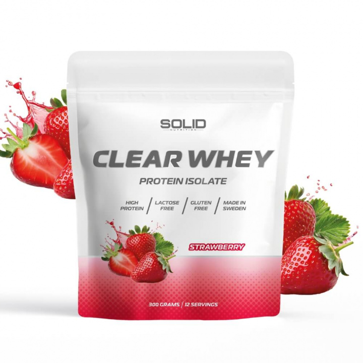 SOLID Nutrition Clear Whey, 300 g i gruppen Kosttilskud & Fødevarer / Proteinpulver / Clear Whey hos Tillskottsbolaget (SOLID56735)