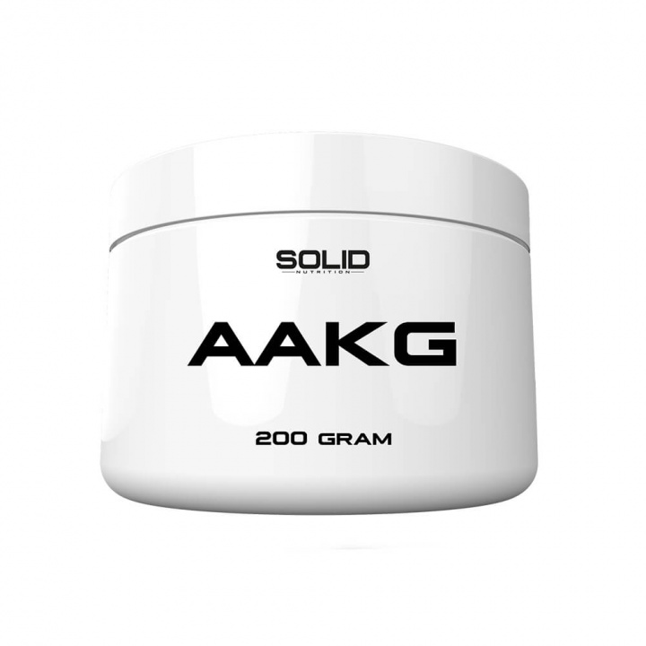 SOLID Nutrition AAKG, 200 g i gruppen Kosttilskud & Fødevarer / Aminosyrer / Arginin hos Tillskottsbolaget (SOLID6522)