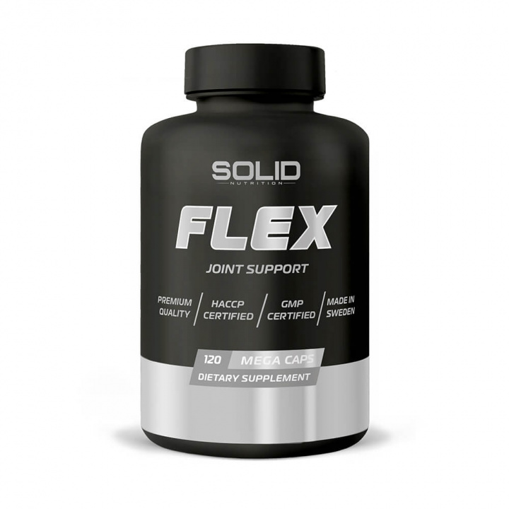 SOLID Nutrition BLACK LINE Flex, 120 mega caps i gruppen Emne / Glutenfrie kosttilskud hos Tillskottsbolaget (SOLID65673)