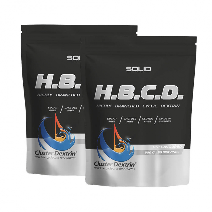 2 x SOLID Nutrition BLACK LINE H.B.C.D, 900 g i gruppen Kosttilskud & Fødevarer / Kulhydrater / Highly Branched Cyclic Dextrin hos Tillskottsbolaget (SOLID657333)