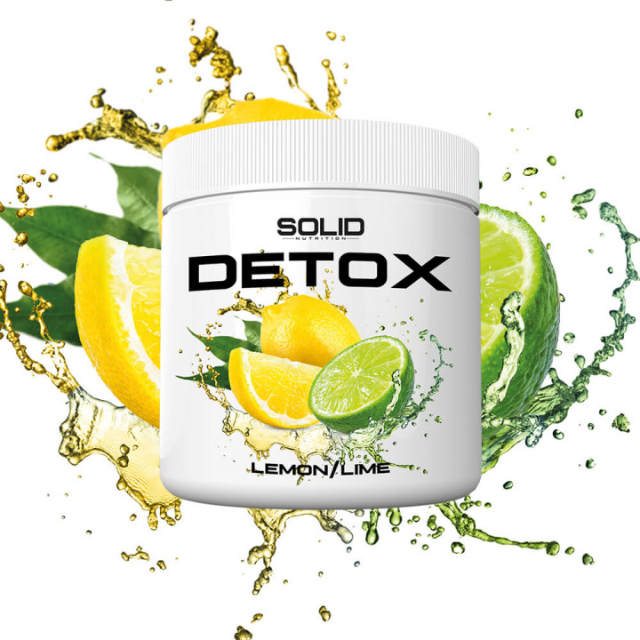 SOLID Nutrition Detox, 360 g (Lemon/Lime) i gruppen Kosttilskud & Fødevarer / Sundhedskost / Detox hos Tillskottsbolaget (SOLID67325-1)