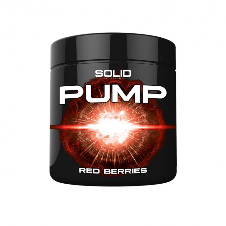 SOLID Nutrition BLACK LINE Pump, 270 g (Red Berries) i gruppen Kosttilskud & Fødevarer / Præstationsforbedringer / Pump hos Tillskottsbolaget (SOLID7532-3)