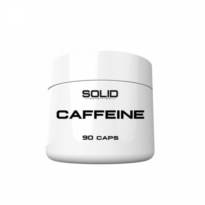 SOLID Nutrition Caffeine, 90 caps i gruppen Kosttilskud & Fødevarer / Præstationsforbedringer / Koffein hos Tillskottsbolaget (SOLID754)