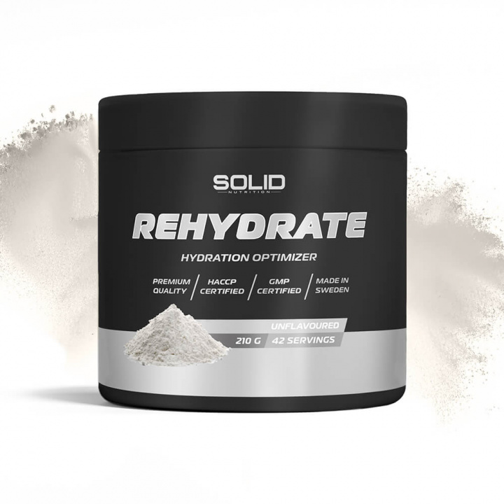 SOLID Nutrition BLACK LINE Rehydrate, 210 g (Unflavoured) i gruppen Kosttilskud & Fødevarer / Mineraler / Elektrolytter hos Tillskottsbolaget (SOLID75682-1)
