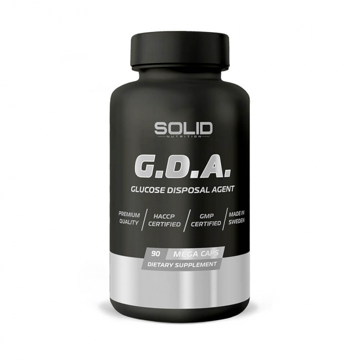 SOLID Nutrition BLACK LINE G.D.A., 90 caps i gruppen Kosttilskud & Fødevarer / Sundhedskost / GDA hos Tillskottsbolaget (SOLID75738)