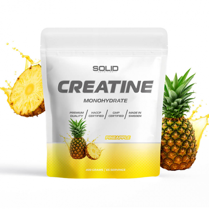 SOLID Nutrition Creatine Monohydrate, 400 g i gruppen Kosttilskud & Fødevarer / Kreatin / Kreatinmonohydrat hos Tillskottsbolaget (SOLID758433)