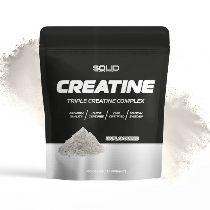 SOLID Nutrition BLACK LINE Creatine, 400 g i gruppen Kosttilskud & Fødevarer / Kreatin / Kreatinblandinger hos Tillskottsbolaget (SOLID75990)