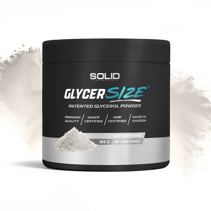 SOLID Nutrition BLACK LINE GlycerSize, 165 g i gruppen Kosttilskud & Fødevarer / Præstationsforbedringer / Pump hos Tillskottsbolaget (SOLID764)