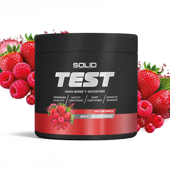 SOLID Nutrition BLACK LINE Test, 360 g i gruppen Kosttilskud & Fødevarer / Muskelforøgelse / Testobooster hos Tillskottsbolaget (SOLID765589)