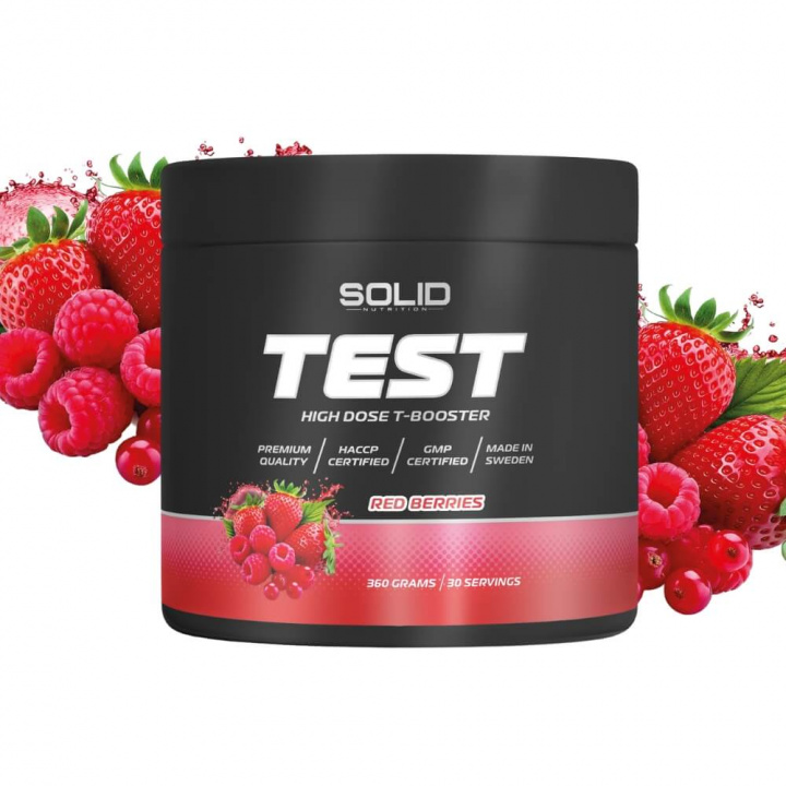 SOLID Nutrition BLACK LINE Test, 360 g i gruppen Kosttilskud & Fødevarer / Muskelforøgelse / Testobooster hos Tillskottsbolaget (SOLID765589)