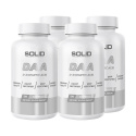 4 x SOLID Nutrition DAA, 120 mega caps