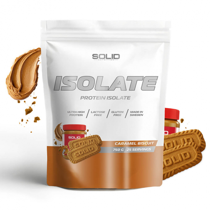 SOLID Nutrition Isolate, 750 g i gruppen Kosttilskud & Fødevarer / Proteinpulver / Isolatprotein hos Tillskottsbolaget (SOLID85001)