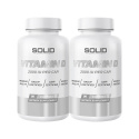 2 x SOLID Nutrition Vitamin D, 90 caps