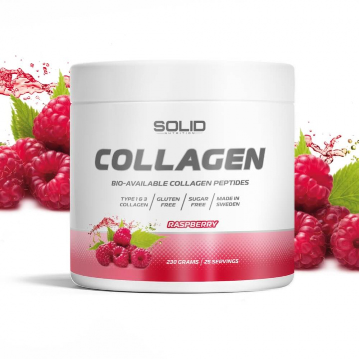 SOLID Nutrition Collagen, 230 g i gruppen Kosttilskud & Fødevarer / Ledesundhed / Kollagen hos Tillskottsbolaget (SOLID8593)