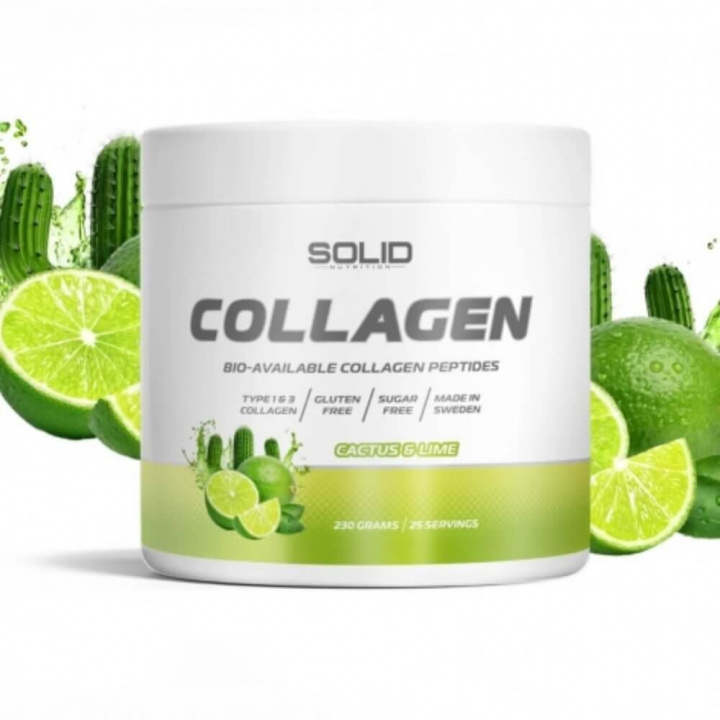 SOLID Nutrition Collagen, 230 g i gruppen Kosttilskud & Fødevarer / Ledesundhed / Kollagen hos Tillskottsbolaget (SOLID8593)