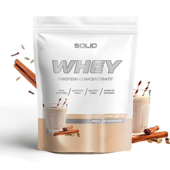 SOLID Nutrition Whey, 750 g (Chai Latte) i gruppen Emne hos Tillskottsbolaget (SOLIDCHAI)