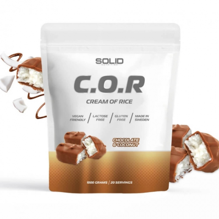 SOLID Nutrition Cream Of Rice, 1 kg i gruppen Kosttilskud & Fødevarer / Fødevarer / Cream of Rice hos Tillskottsbolaget (SOLIDCREAM5748)