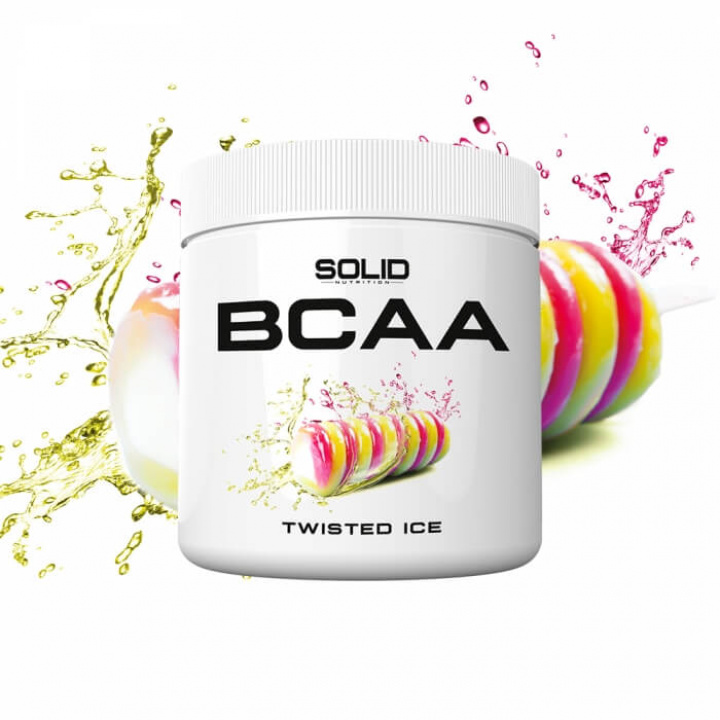 SOLID Nutrition BCAA, 300 g (Twisted Ice) i gruppen Kosttilskud & Fødevarer / Aminosyrer / BCAA hos Tillskottsbolaget (SOLIDTWISTED)