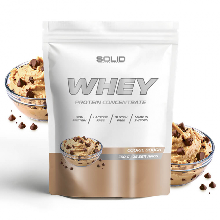 SOLID Nutrition Whey, 750 g i gruppen Kosttilskud & Fødevarer / Proteinpulver / Valleprotein / Whey protein hos Tillskottsbolaget (SOLIDWHEY)