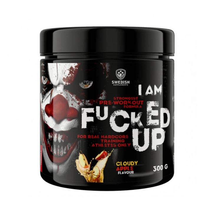 Swedish Supplements Fucked Up Joker Edition, 300 g (Cloudy Apple) i gruppen Kosttilskud & Fødevarer / Præstationsforbedringer / Pre-Workout / PWO hos Tillskottsbolaget (SS032-3)