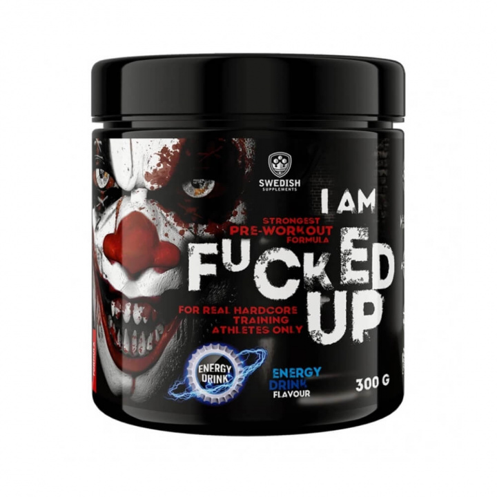 Swedish Supplements Fucked Up Joker Edition, 300 g (Energy Drink) i gruppen Kosttilskud & Fødevarer / Præstationsforbedringer / Pre-Workout / PWO hos Tillskottsbolaget (SS032ED)