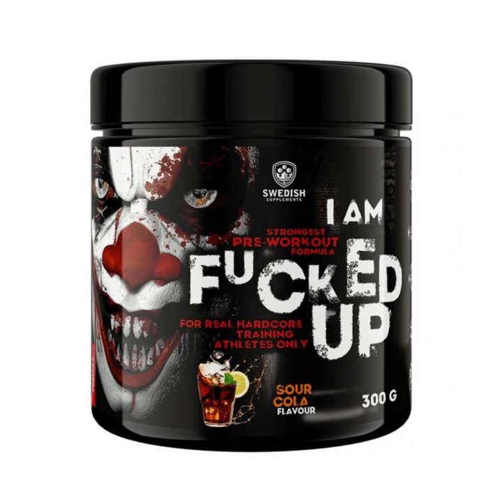 Swedish Supplements Fucked Up Joker Edition, 300 g (Sour Cola) i gruppen Kosttilskud & Fødevarer / Præstationsforbedringer / Pre-Workout / PWO hos Tillskottsbolaget (SS032SCO)