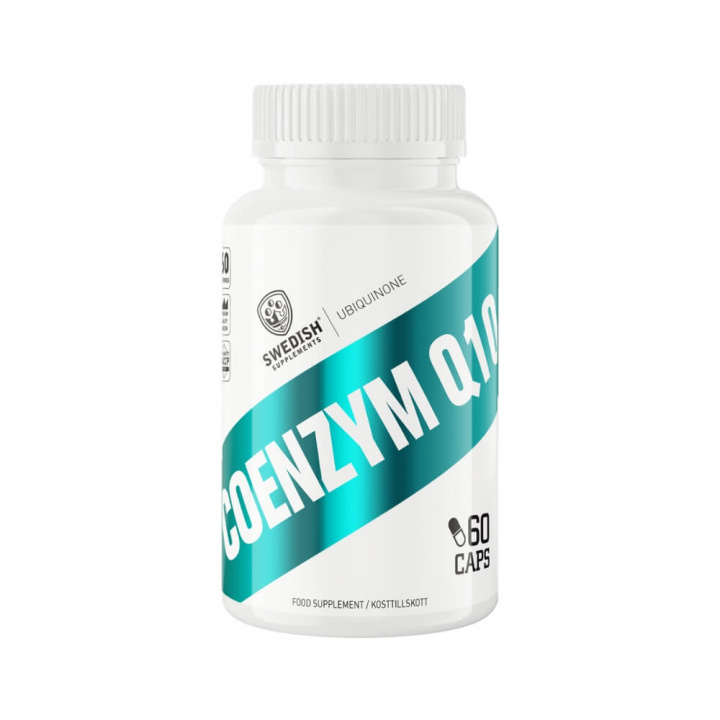 Swedish Supplements Coenzym Q10, 60 caps i gruppen Kosttilskud & Fødevarer / Vitaminer / Coenzyme Q10 hos Tillskottsbolaget (SS34975)